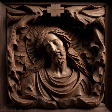 3D model st jesus (STL)